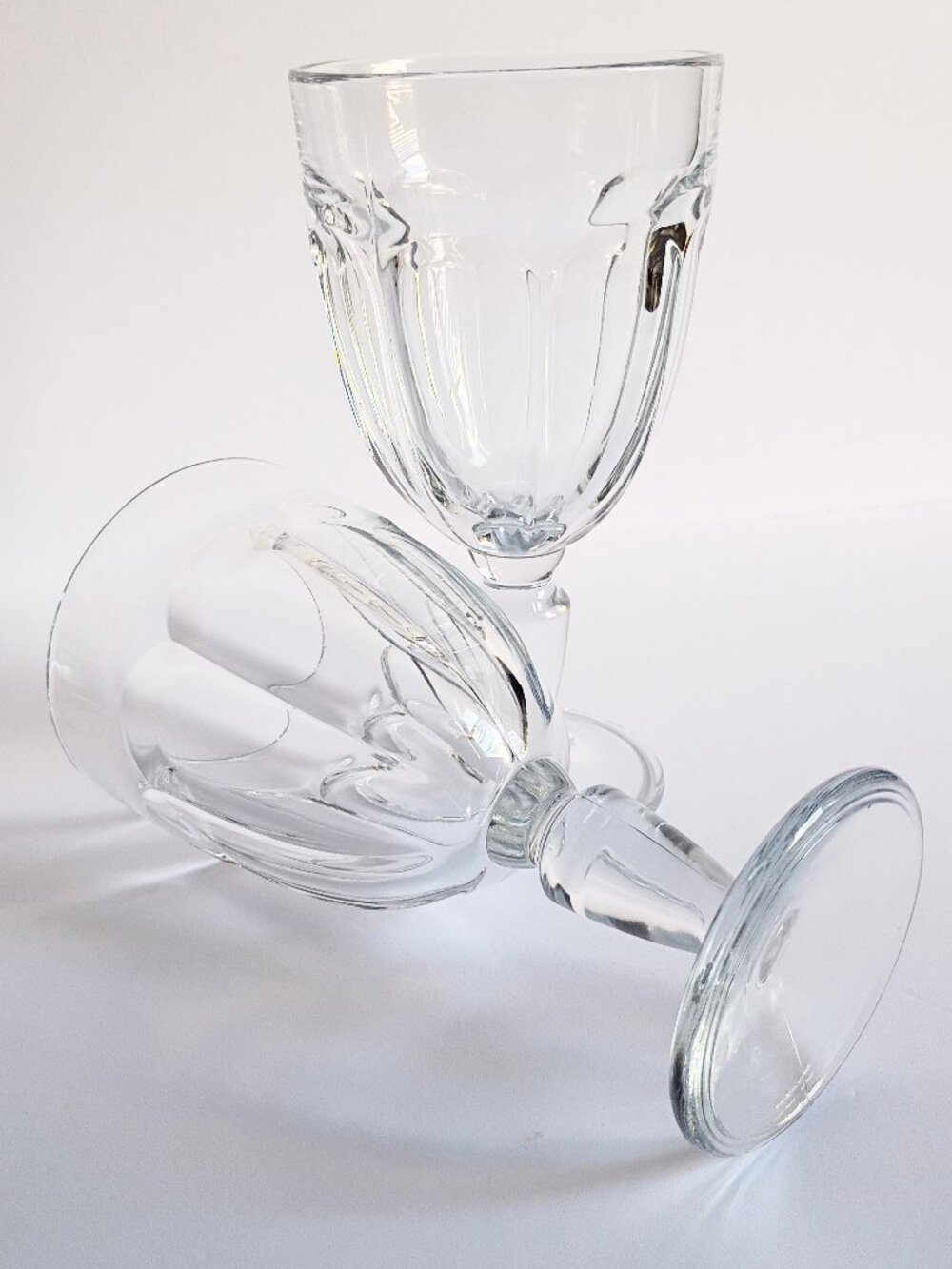 Solid Glass Panel Glasses A Set of 2